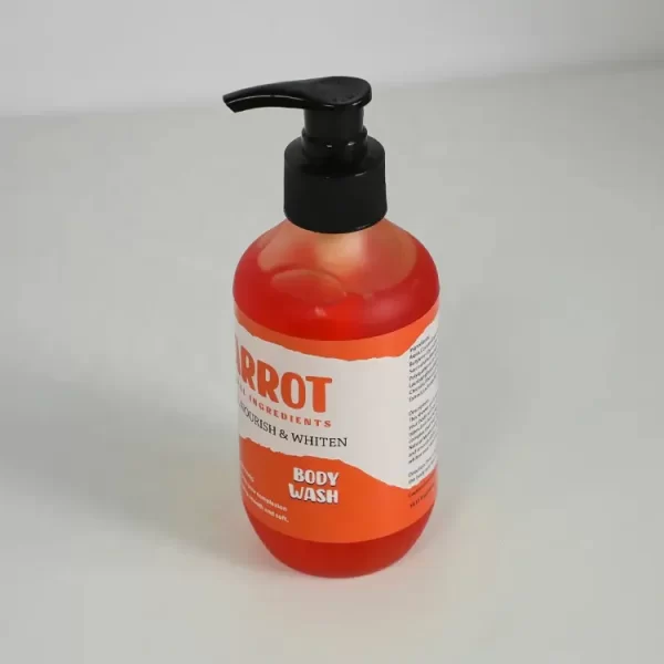 300ml body wash moisturizing carrot shower gel refreshing bath shower deeply cleaning hydrating skin gel
