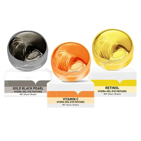 Eye Patches Hydrogel Crystal 24K Gold Anti-Wrinkle Collagen Eye Mask Under Eye Patch