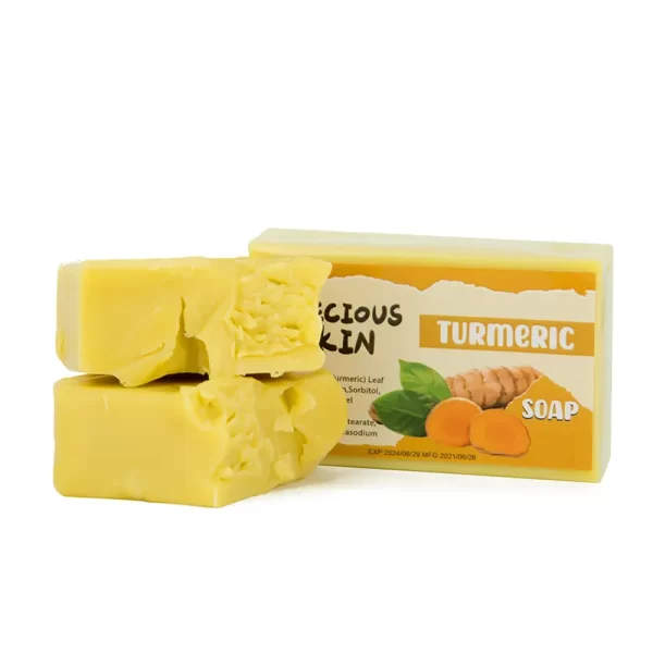 Skin Care Hand Made Soap Anti Acne Remove Whitening Dark Spots Natural Turmeric Soap