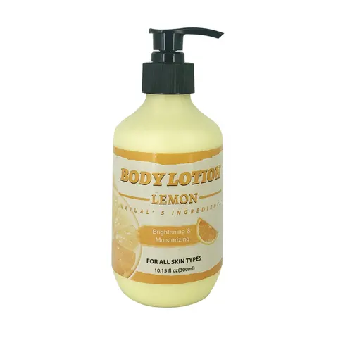 Whitening Body Lotion Dry Black Skin Moisturizing Bleaching Skin Lightening Lemon Body Lotion