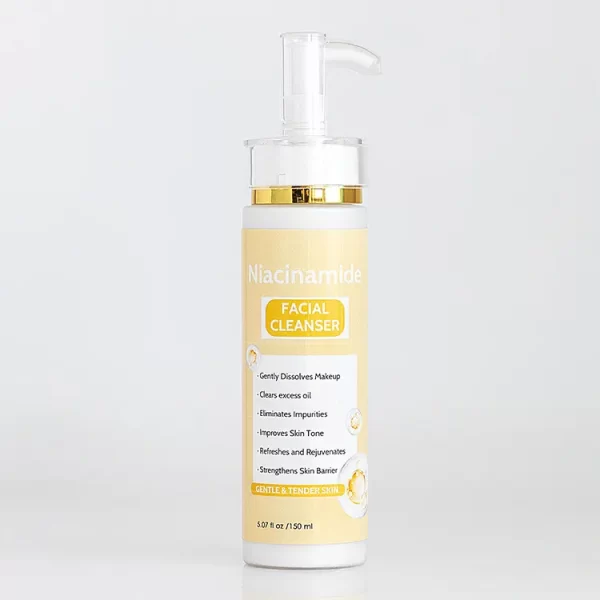Wholesale Skincare niacinamide Foaming Cleanser Daily Use Facial Wash Acne Oily Dry Pore Cleaner Cream Oil Forms-for Sensitive