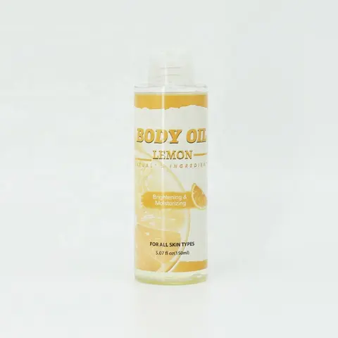 lemon oil whitening body oil 100% Pure Natural Organic Body Lightening Whitening Massage Oil for all skin type