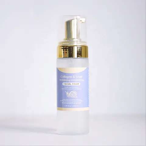 oem snail Facial Foam deeply cleaning oil remover cleaning the pores black head remover facial cleaning foam