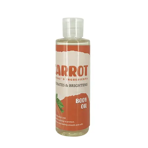 organic carrot body oil for deeply moisturizing low moq carrot extract massage oil for skincare whitening