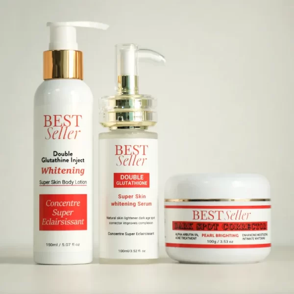 Fast Bleaching Gluta Sets Whitening dark spot correcting natural super skin body cream soap face serum face care skin care set